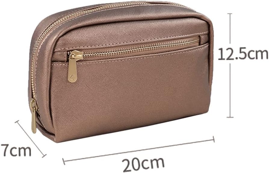 Makeup bag small portable travel carry makeup Women's air cushion lipstick storage image 2