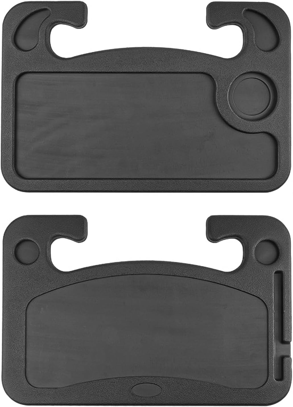 KIGI 2 in 1 Car Steering Wheel Tray for Laptop with Pen Holder Food Table for Car Multipurpose Travel Car Accessories (Black)