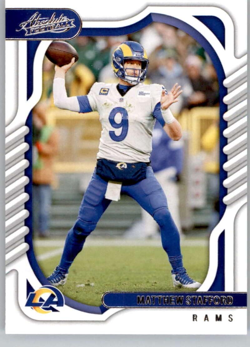 Amazon.com: 2022 Absolute #34 Matthew Stafford Los Angeles Rams NFL ...