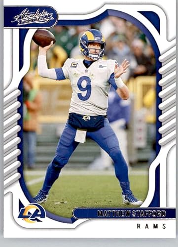 2022 Panini Absolute 34 Matthew Stafford NM-MT Los Angeles Rams Football Trading Card NFL