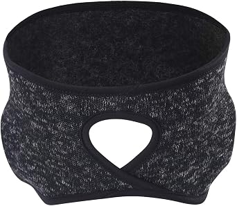 Womens Ponytail Headband Ear Warmer Head Wrap Yoga Hair Band Running Sweatband