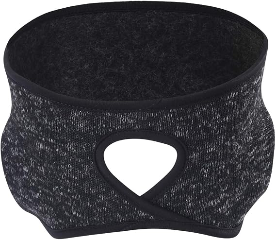 Womens Ponytail Headband Ear Warmer Head Wrap Yoga Hair Band Running Sweatband