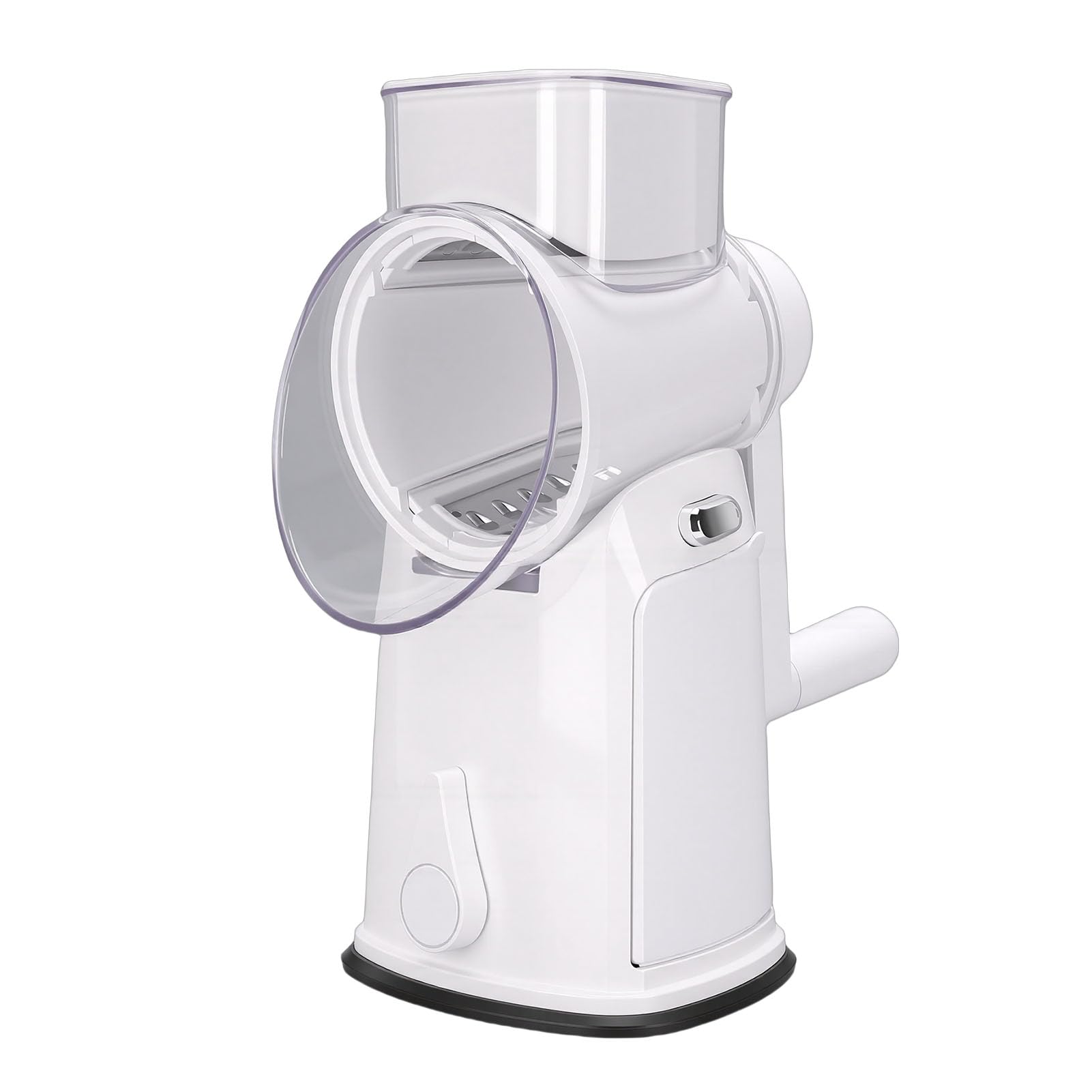 Qcwwy Trituradora de Verduras Manual Procesador de Alimentos Manual Multiusos Rallador de Verduras Giratorio Trituradora para Queso Nueces Herramienta de Preparación de Cocina Herramientas de Cocina