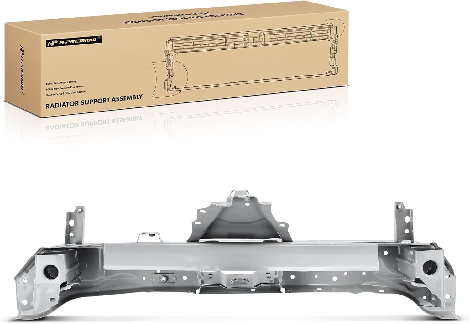 A-Premium Radiator Core Support Compatible with Mitsubishi Outlander Sport, RVR, 2020 2021 2022 2023, Radiator Support Bracket Panel, Upper Tie Bar, Replace# 5256C746