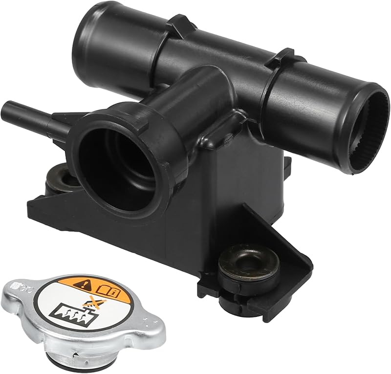 Bocal de abastecimento do radiador com tampa HEROFFIX para Kia Soul 1.6L 2.0L Wagon 5 portas 2010-2011 – 1 conjunto