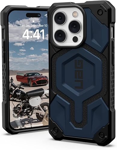 Urban Armor Gear UAG-IPH22MB-PMS-ML iPhone 14 Pro (6.1) 2022, funda a prueba de golpes, compatible con MagSafe, Monarch PRO Marado