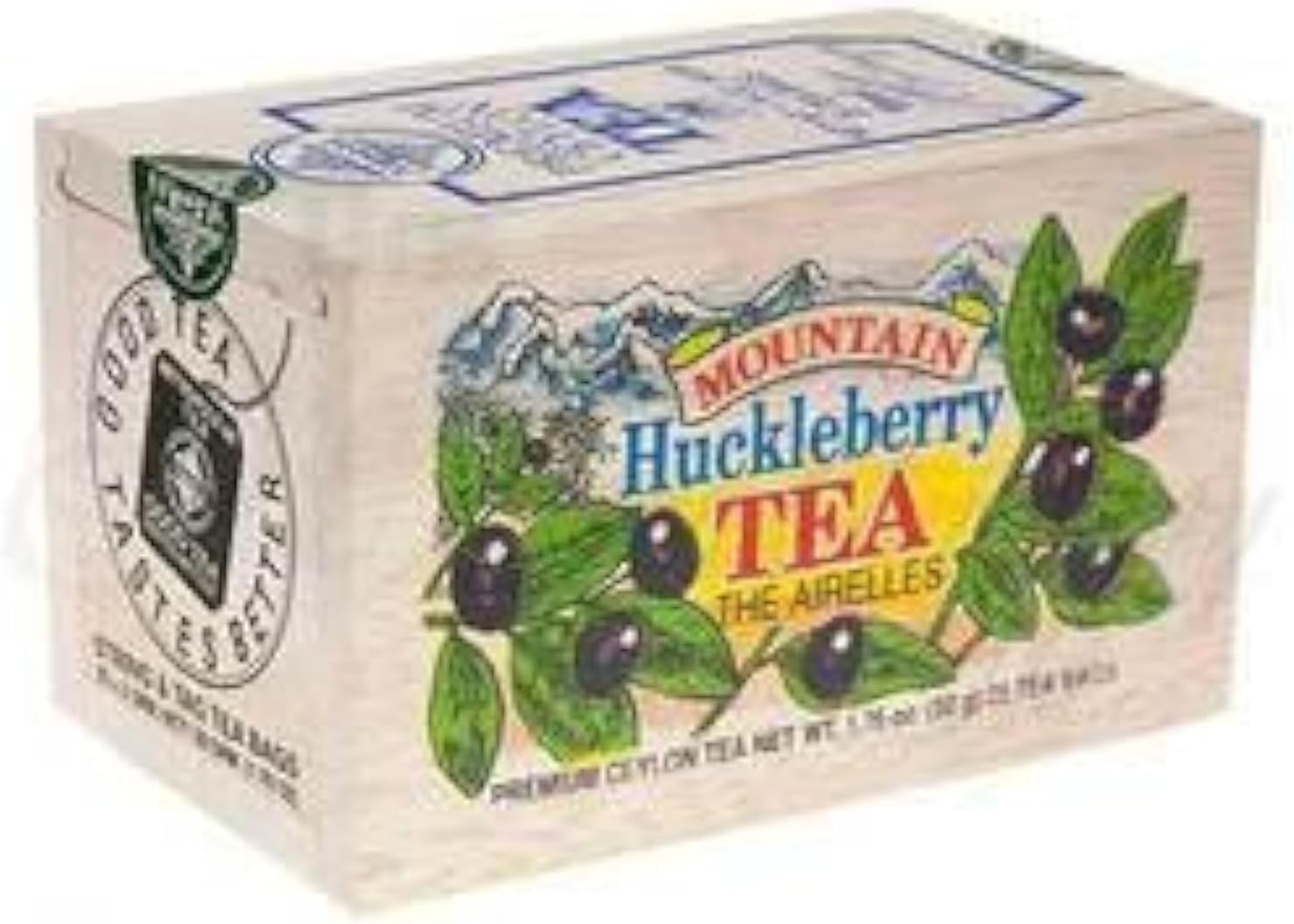 The Metropolitan Tea Company Mountain Huckleberry 25 Teabags in Wood Box