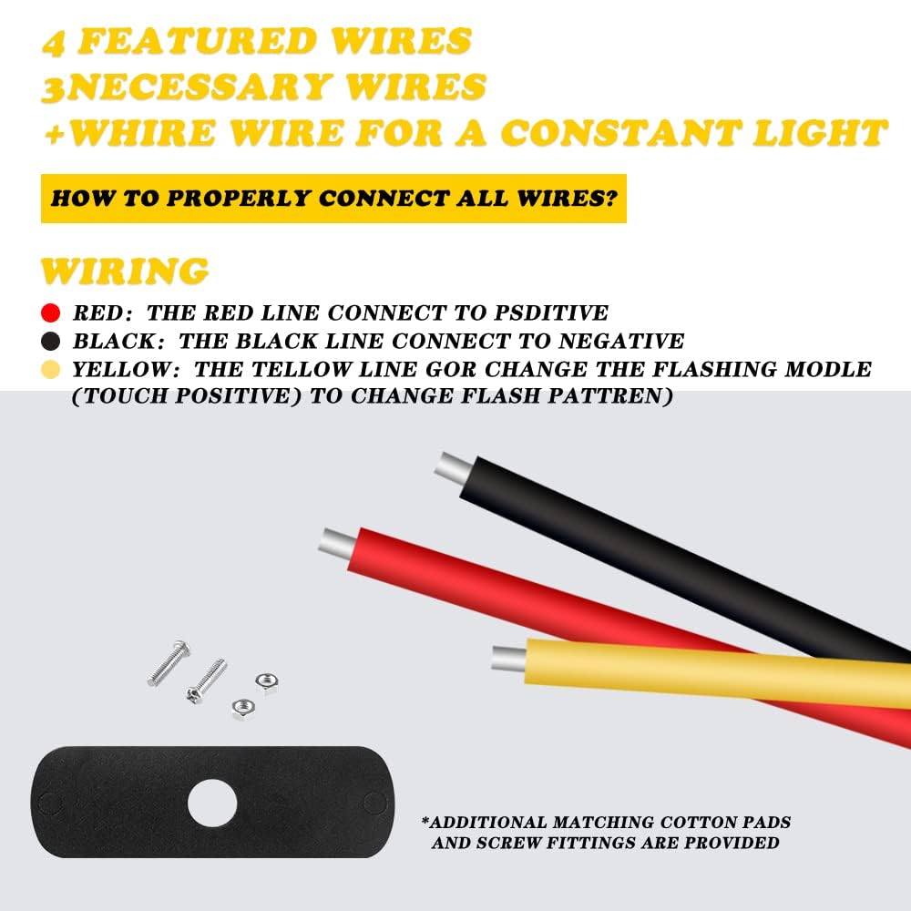 10pcs 6LED Rojo+Azul Luz de Advertencia Super Brillante Barra De Luz Estroboscópica 18 Modo Flash Para Coche Camión Pickup SUV Off Road Coche De Policía 12-24V