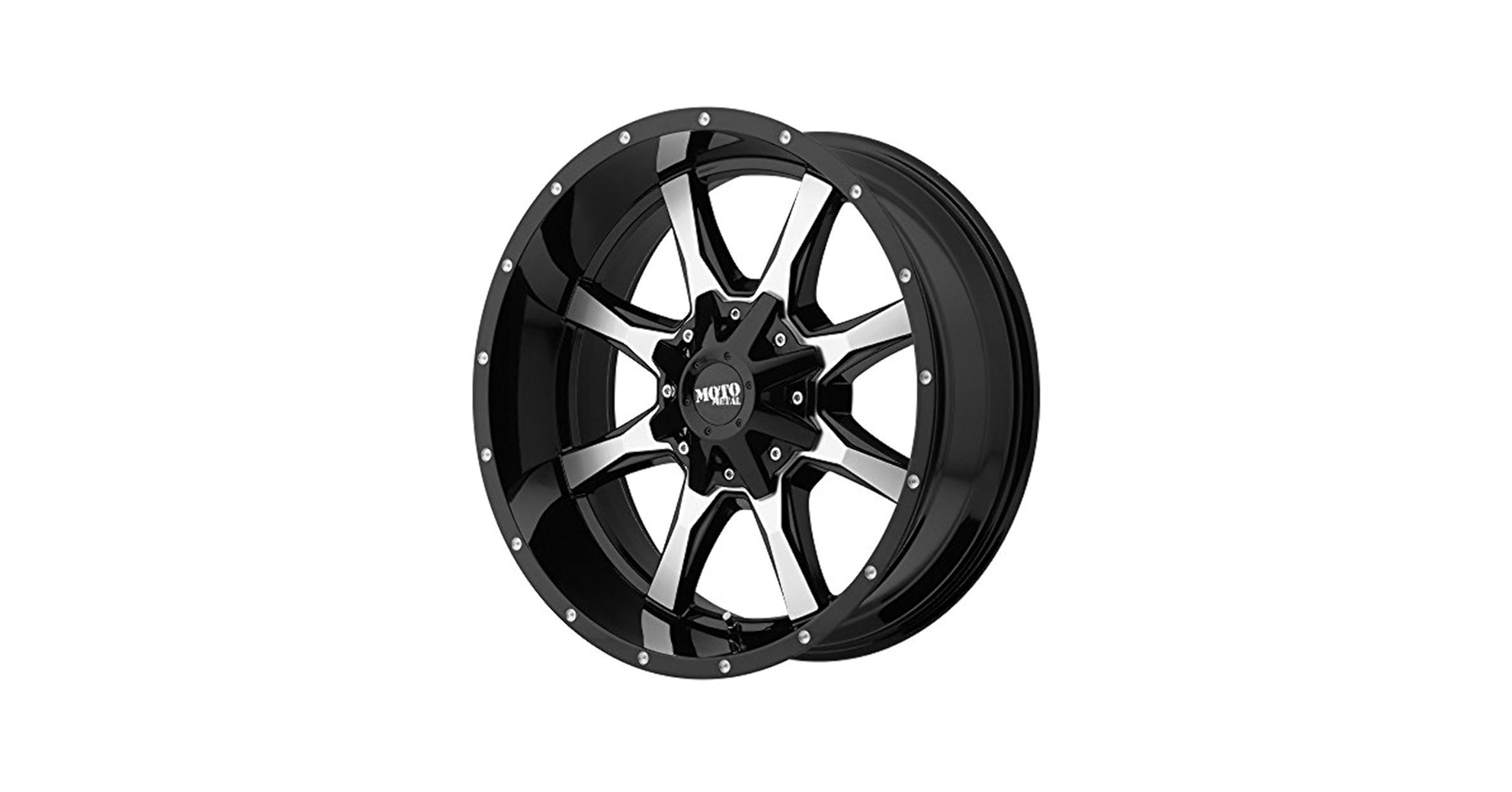 momo Amazon.com: Moto Metal MO970 Gloss Black with Machined Face