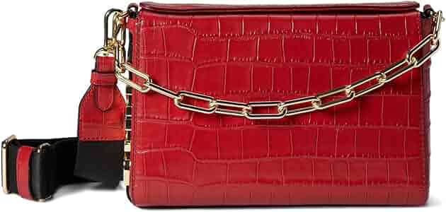 【新品】DKNY　クロスボディ（レッド） DKNY Kym Crossbody Bright Red One Size: Handbags: Amazon.com