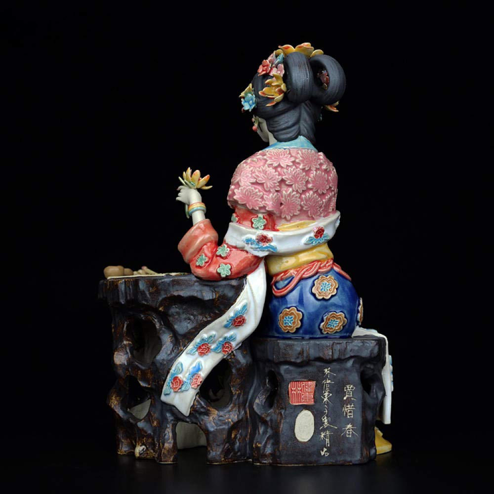 Amazon.co.jp: 像の置物 民芸セラミック伝統的な中国の置物家の装飾