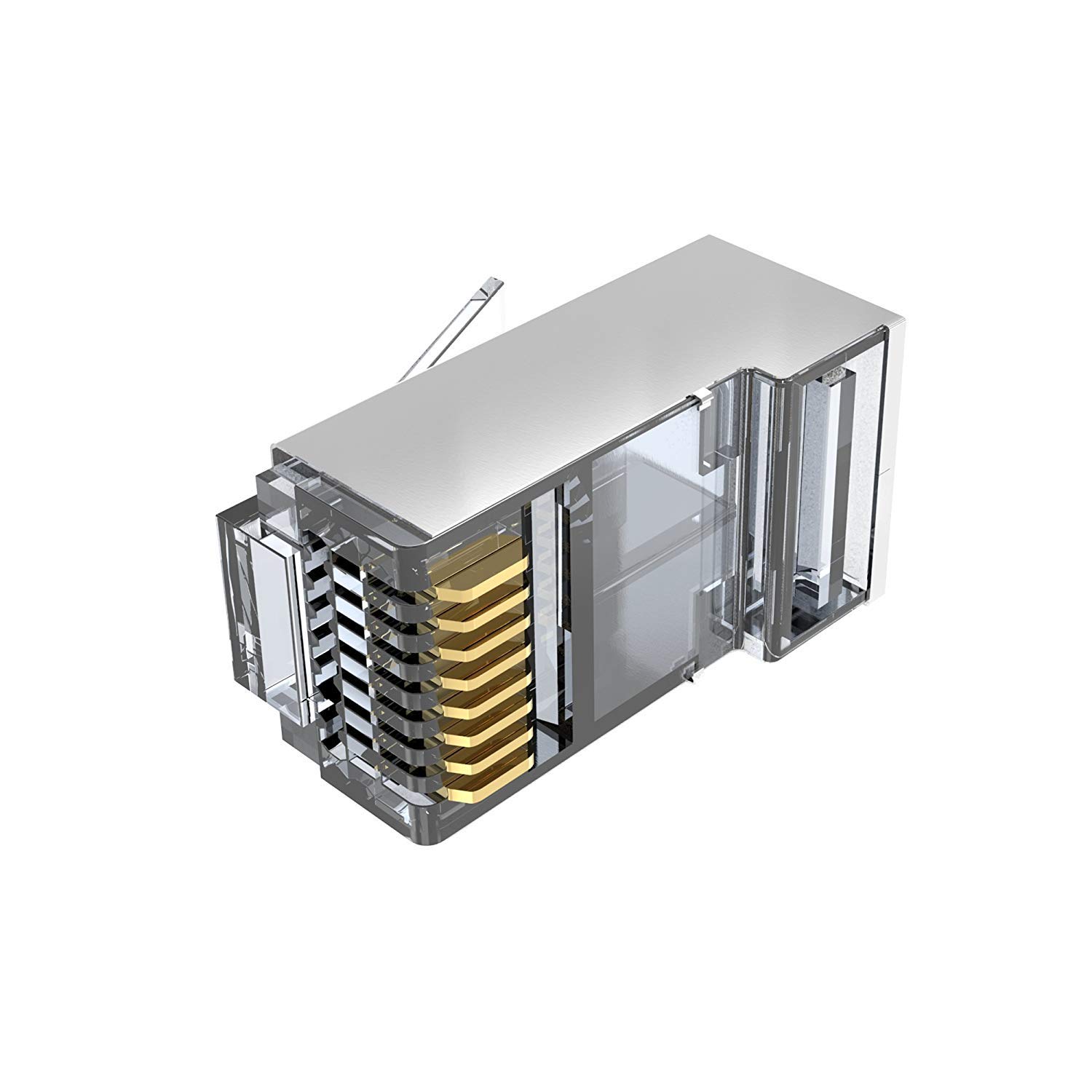 1x CAT6 Coupleur RJ45 pour Câbles Réseau Coupeur pour Brassage 1x CAT6 Coupleur RJ45 pour Câbles Réseau Coupeur pour Brassage