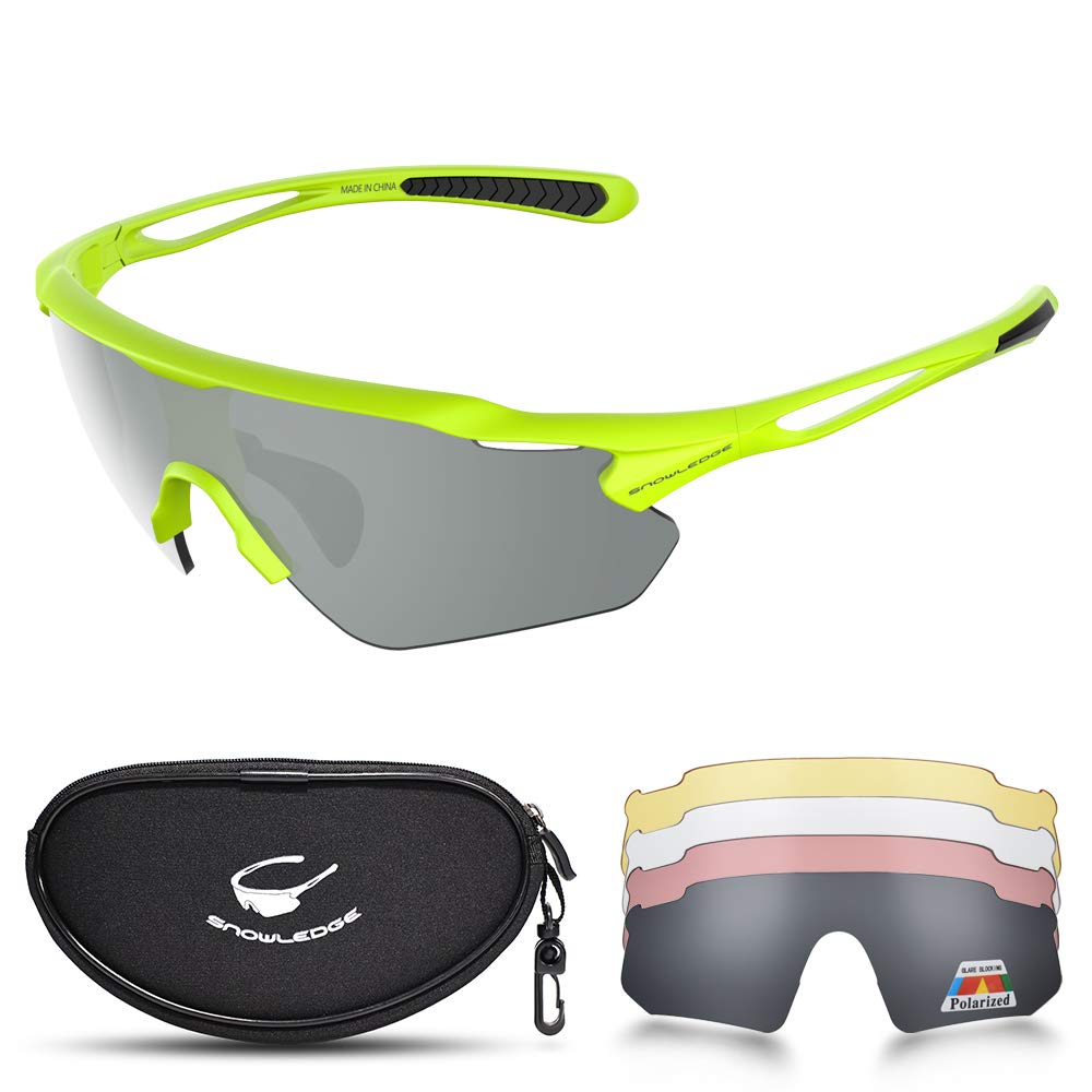 Buy SNOWLEDGE Sports Sunglasses UV 400 Protection, Cycling Glasses with