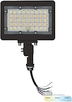 Vista 15 de NUWATT Luz de inundación LED de 30 W, 3CCT 3000K/4000K/5000K seleccionable, iluminación impermeable IP65, montaje de nudillo ajustable, 4200 lm