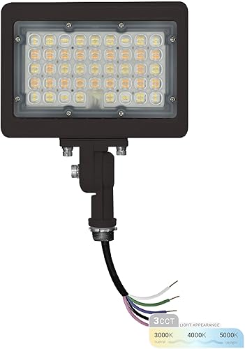 Miniatura 15 de NUWATT Luz de inundación LED de 30 W, 3CCT 3000K/4000K/5000K seleccionable, iluminación impermeable IP65, montaje de nudillo ajustable, 4200 lm