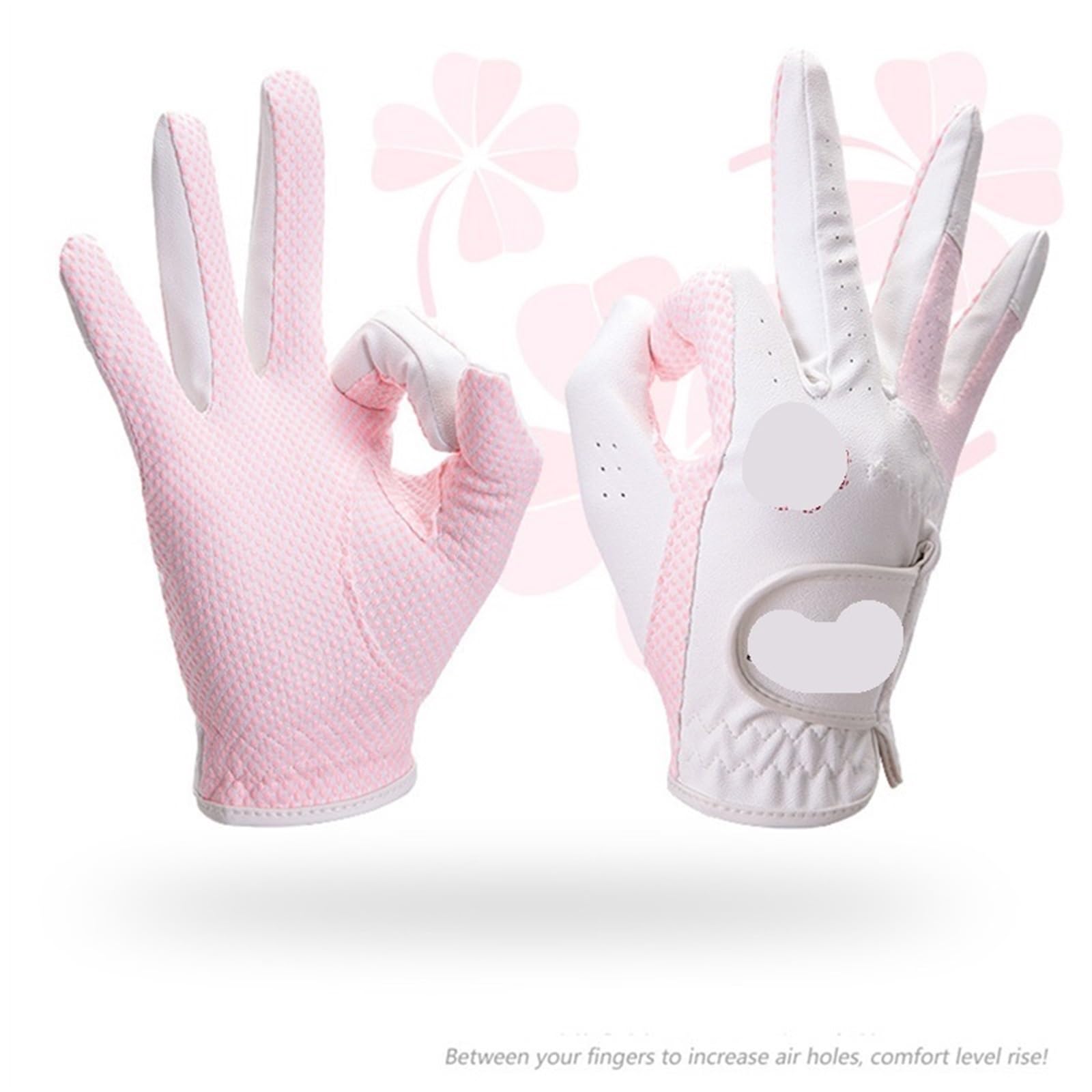 Guanti da Equitazione Guanti da Equitazione da Donna Guanti Antiscivolo Traspiranti Guanti da Equitazione for Ciclismo da Guida Femminile per L'Equitazione(Pink,M)