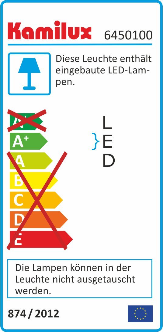 3 x New Gabi-LED IP44 flache LED Möbeleinbauleuchte 2,4Watt, Einbautiefe 22mm,Lichtfarbe kaltweiß, 4000 Kelvin, Farbe in edelstahl-gebürstet Optik 12V -Anschluß, fertig montiert, mit AMP Stecker