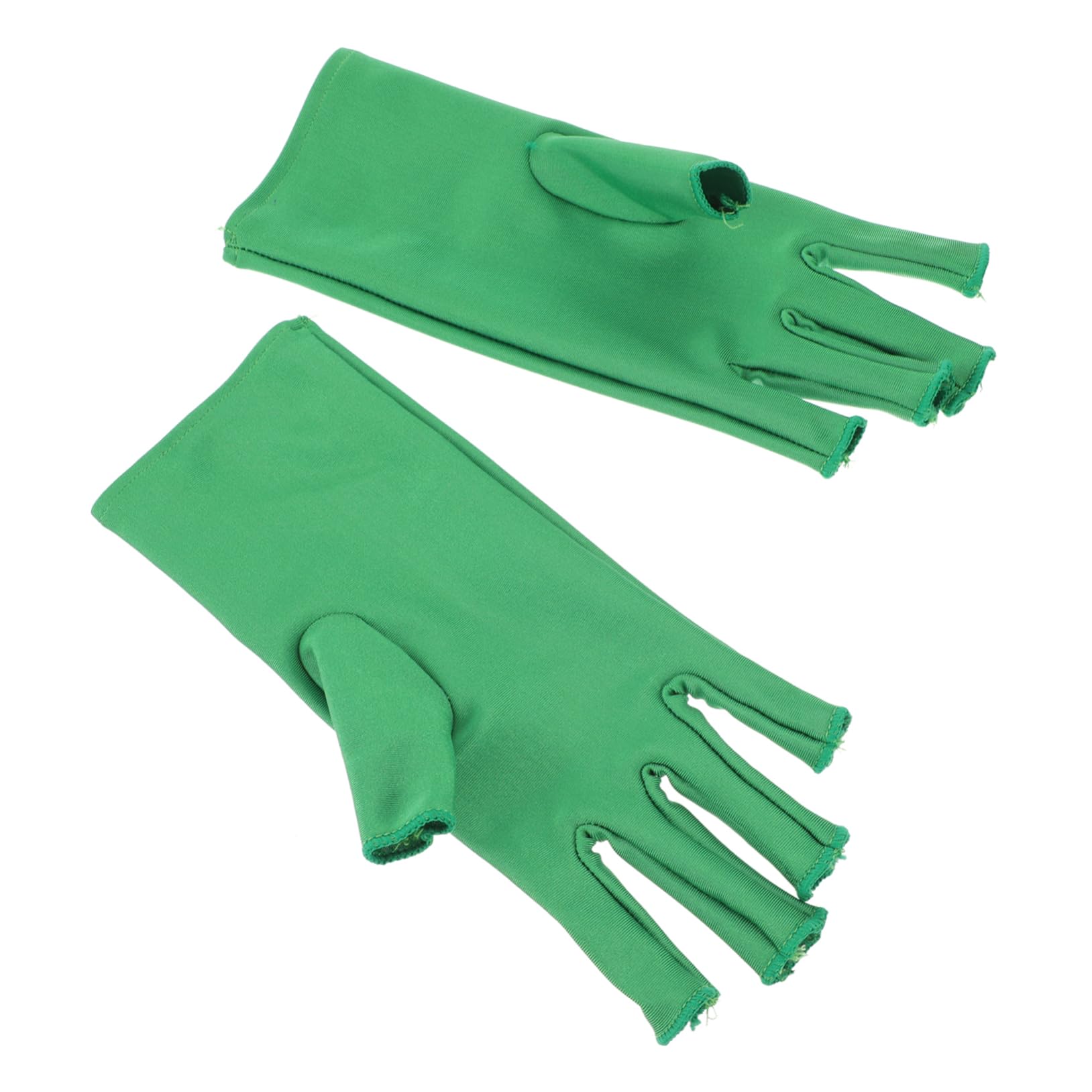 NULYLU Fingerless Work Gloves Uv Protection Warm Manicure Gloves for Gel Nails