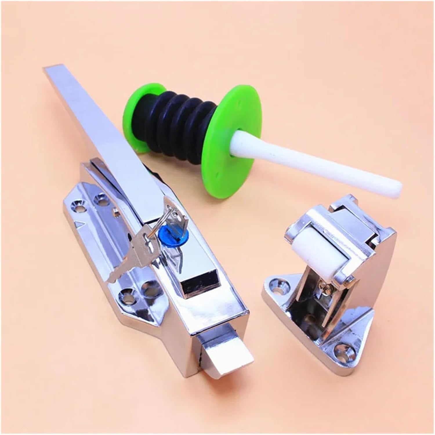 Door Handle Oven Hinge Knob Lock Cam-Lift Safety Latch Hardware Pull Part Industrial Plant(B Style)