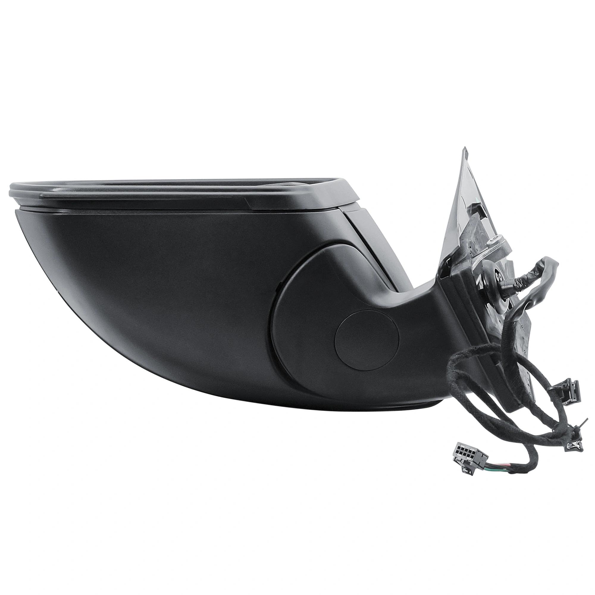 Retrovisor exterior izquierdo lado conductor, eléctrico y calefactable, sin intermitente, plegable manualmente, parte trasera estructurada con cubierta Apto para Mercedes Vito W447 2014–2025