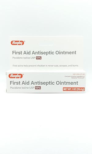 Miniatura 3 de Rugby Povidona Yodo 10% Primeros Auxilios Ungüento 1oz
