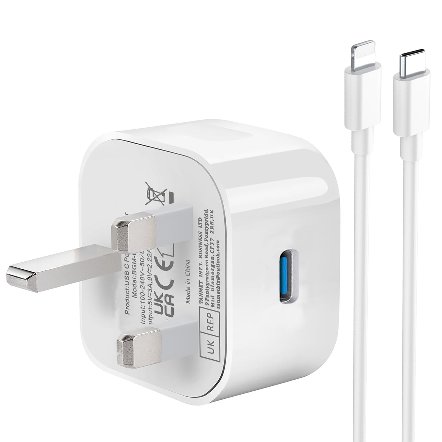 iPhone Charger Fast Charger,i Phone Fast Charger Cable and Plug 20W Quick Charge for Apple iPhone 14 13 12 11 Pro Max XS Max XS XR X SE 8 8 Plus,New Rapid USB Type C to PD Charging Lead and C Plug