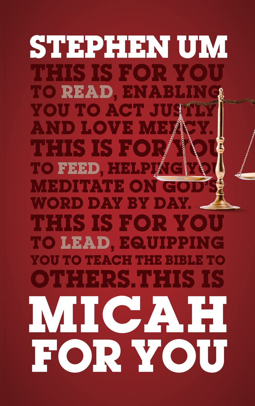 Micah For You: Acting Justly, Loving Mercy (God's Word For You)