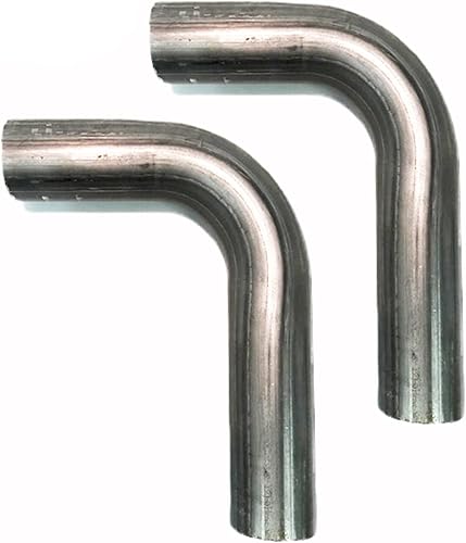 2.25 "90 grados 304 acero inoxidable mandril curva tubo de escape /catback EE.UU. .065 2 paquete Khaos Motorsports