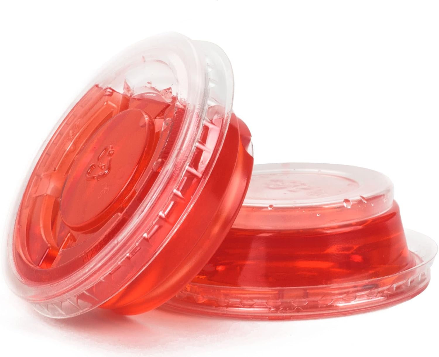 Golden Apple, 0.5-Ounce Clear Plastic Jello Shot Souffle Cups with Lids, Sampling Cup (125 Sets)…