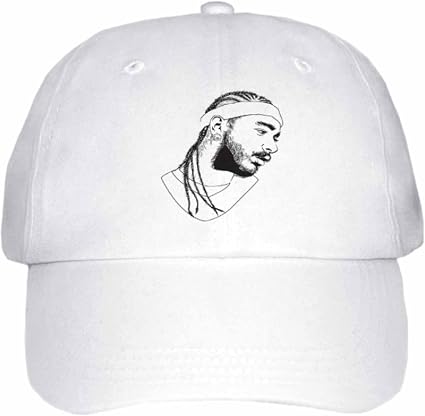 Post Malone White Iverson Cap/Hat 
