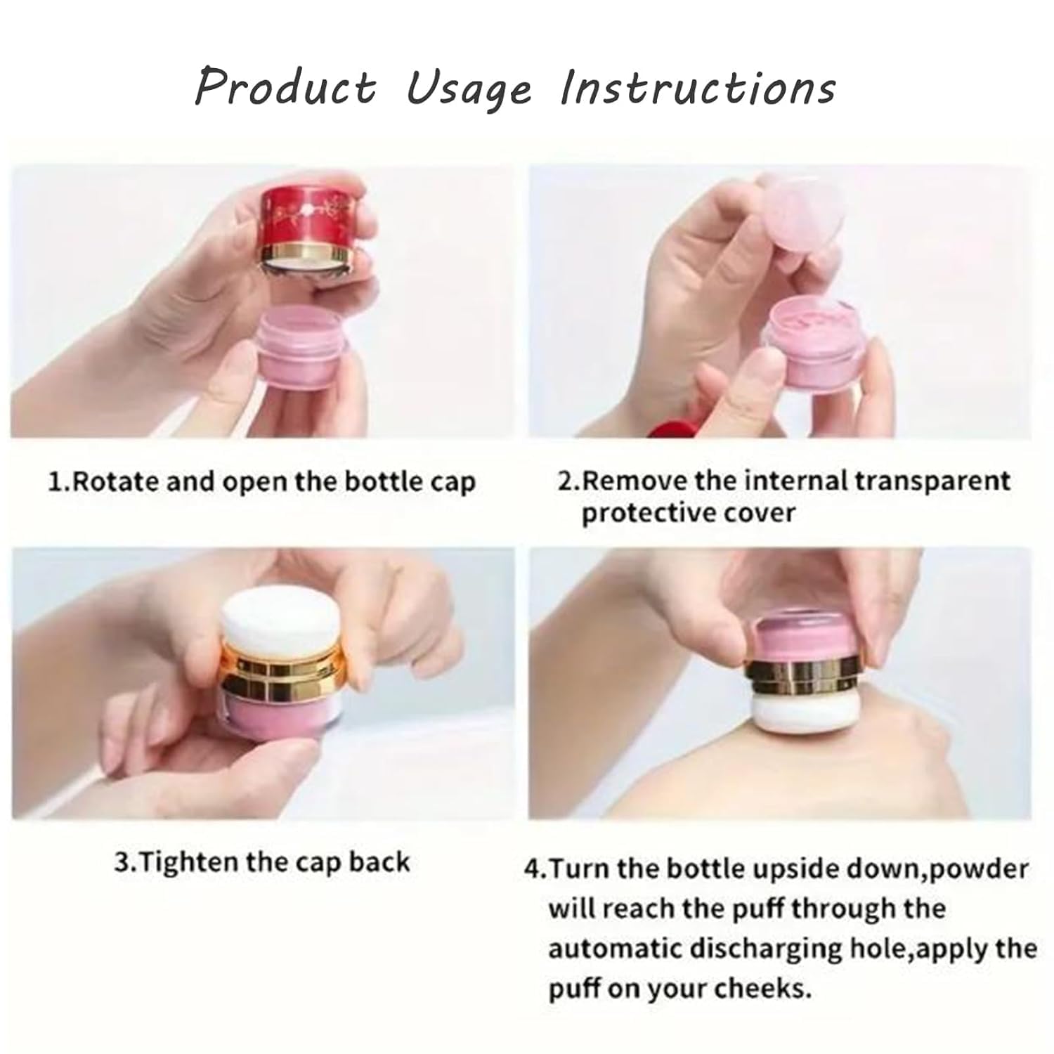 Lazy Blush, Makeup Set Kit, Soft & Fluffy Loose Powder Blush Puff for a Rosy Glow – Mineral Face Makeup for Smooth, Radiant Cheeks and Flawless Application (Peach Color)