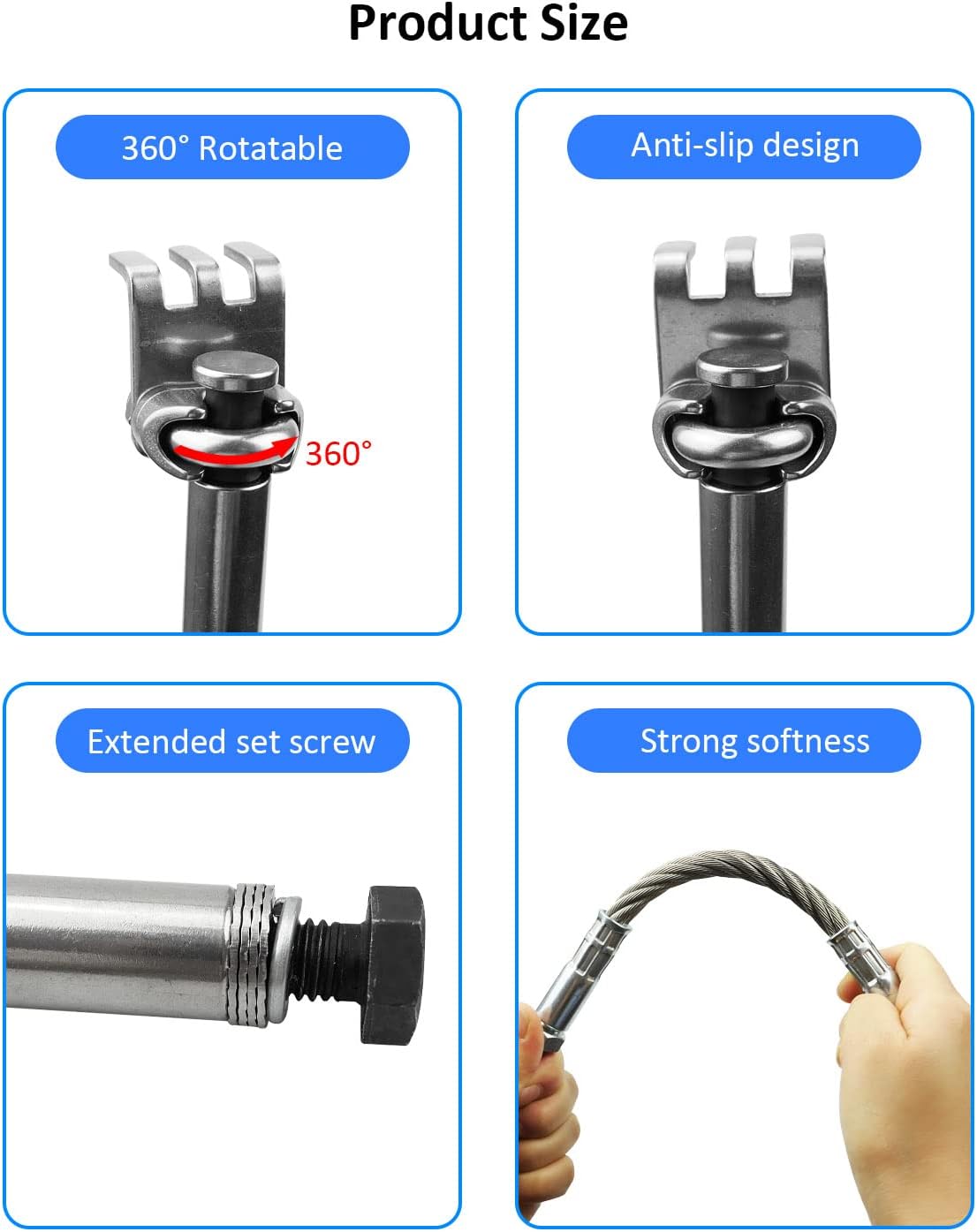 𝐍𝐄𝐖 Snowmobile Ice Scratcher Kit Fit for Polaris/Arctic Cat/Ski-doo, Left and Right 2 Pack