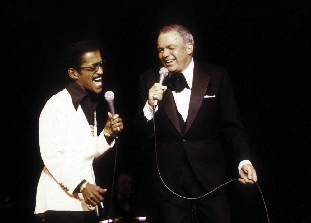 Frank Sinatra with Sammy Davis Jr Photo Print (30 x 24)