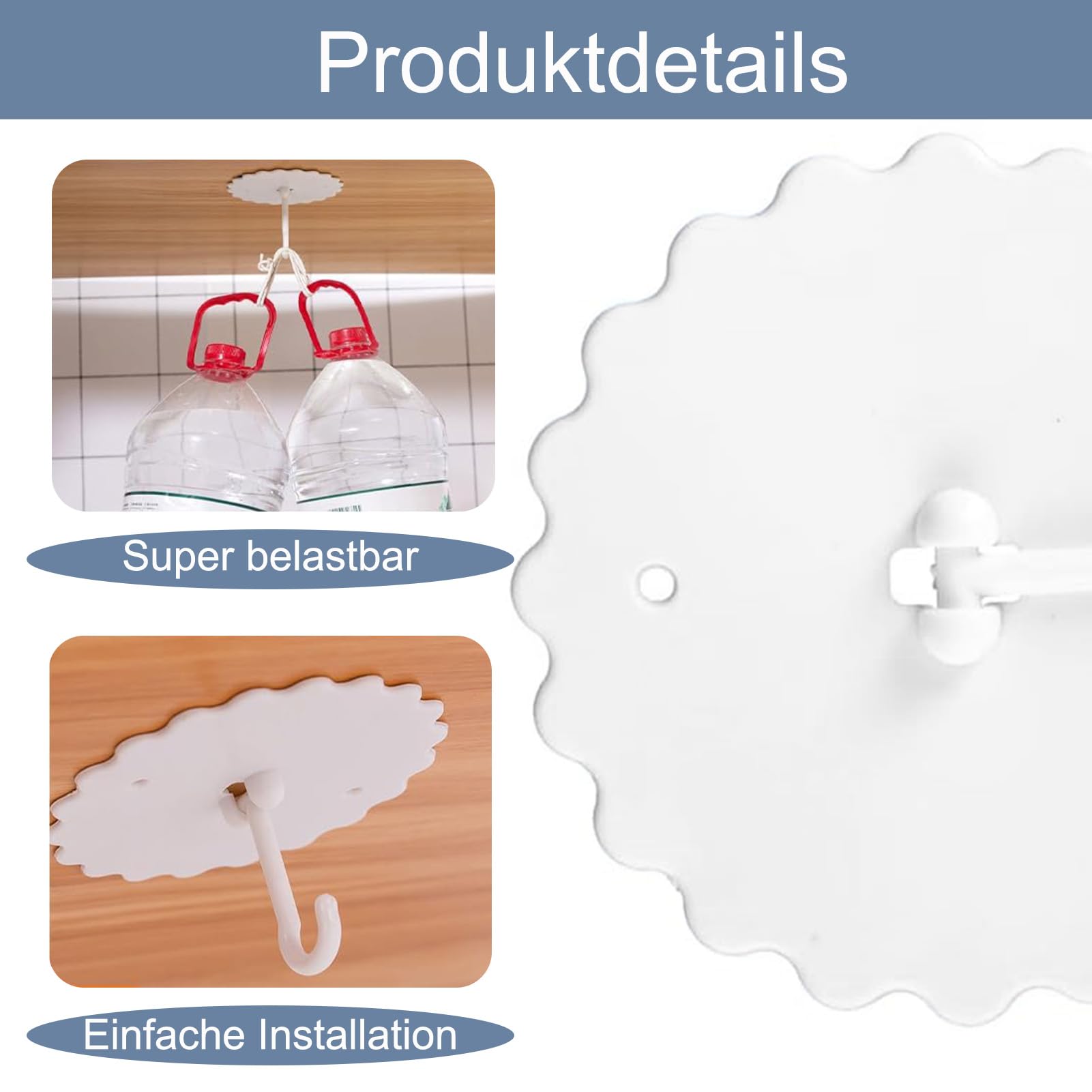 Tabanzhe Lot De 2 Crochets De Plafond Pour Moustiquaire De