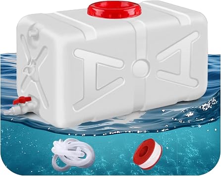 Water Storage Heavy-Duty Food-Grade HDPE Water Storage Tank - 25L-200L Capacity for Emergency Water Storage | Leak-Proof & Easy-Clean Plastic Tank for Camping, Home, Farm & OutdoorsSize80L