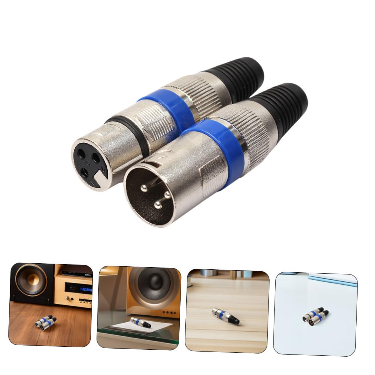 BESTonZON 10stücke XLR-mikrofonanschluss XLR-buchse Audioadapter für Kabel Stereo-mikrofonadapter Stecker für Klare Tonübertragung
