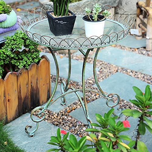Table d'appoint de patio antirouille et résistante aux intempéries - 5