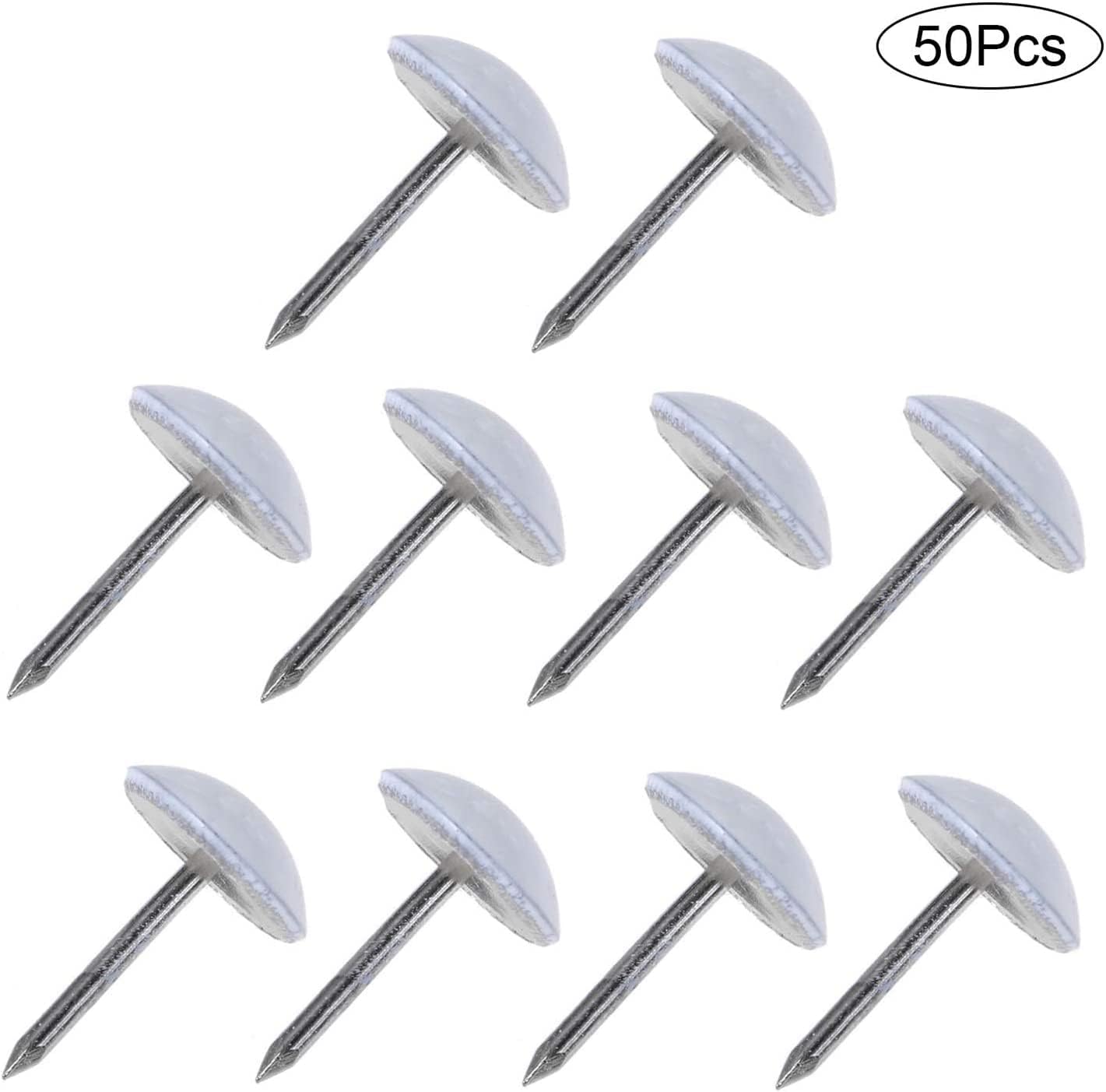 100 Pieces of 11 * 17mm Jewelry Box Tacks White Metal Furniture Suitable for School Office
