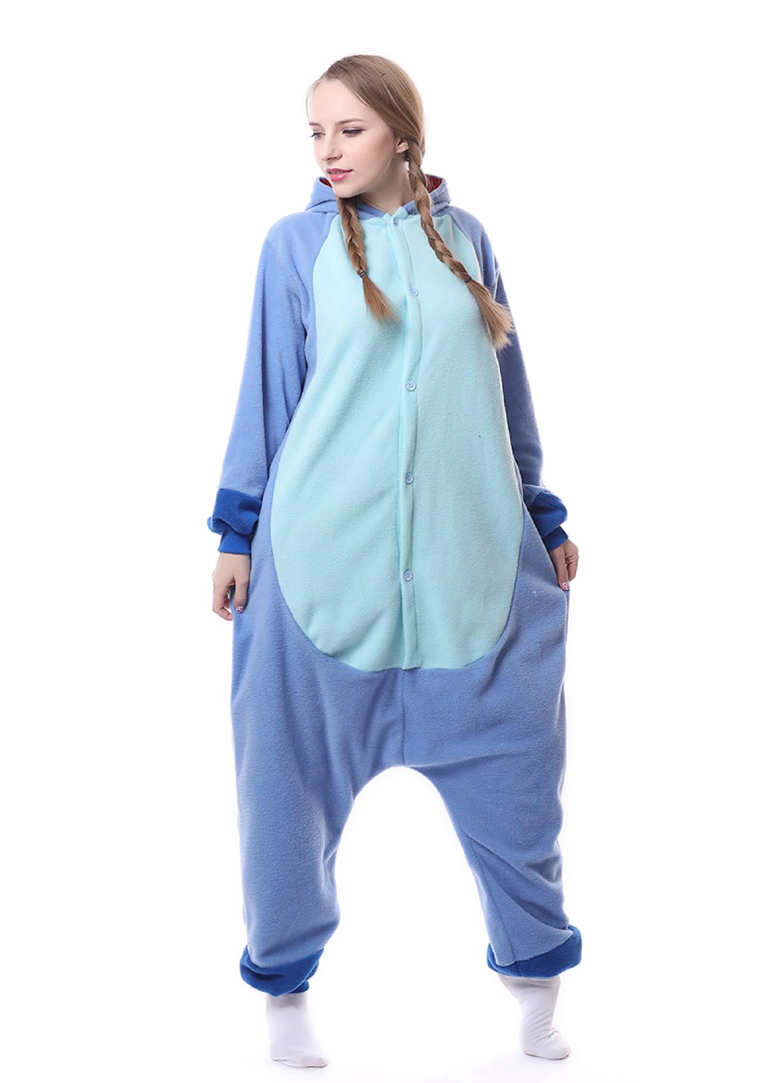 Relaxo Disfraz Onesie Mujer Mono Stitch Onesies Animal Hombre Pijama Carnaval Halloween Pijama Adulto