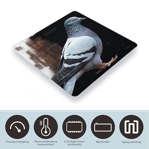 Báscula Digital de Baño Pigeon con Pantalla LCD miniatura 3