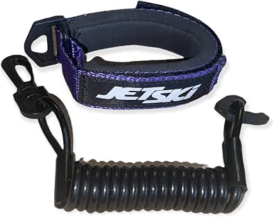 JLP Pro Wrist Band and Quick Cord Lanyard With Swivel Clip Intended for Kaw Jet Ski ATV PWC JS440 JS550 550SX X2 650SX 750SX SXR Purple/Black