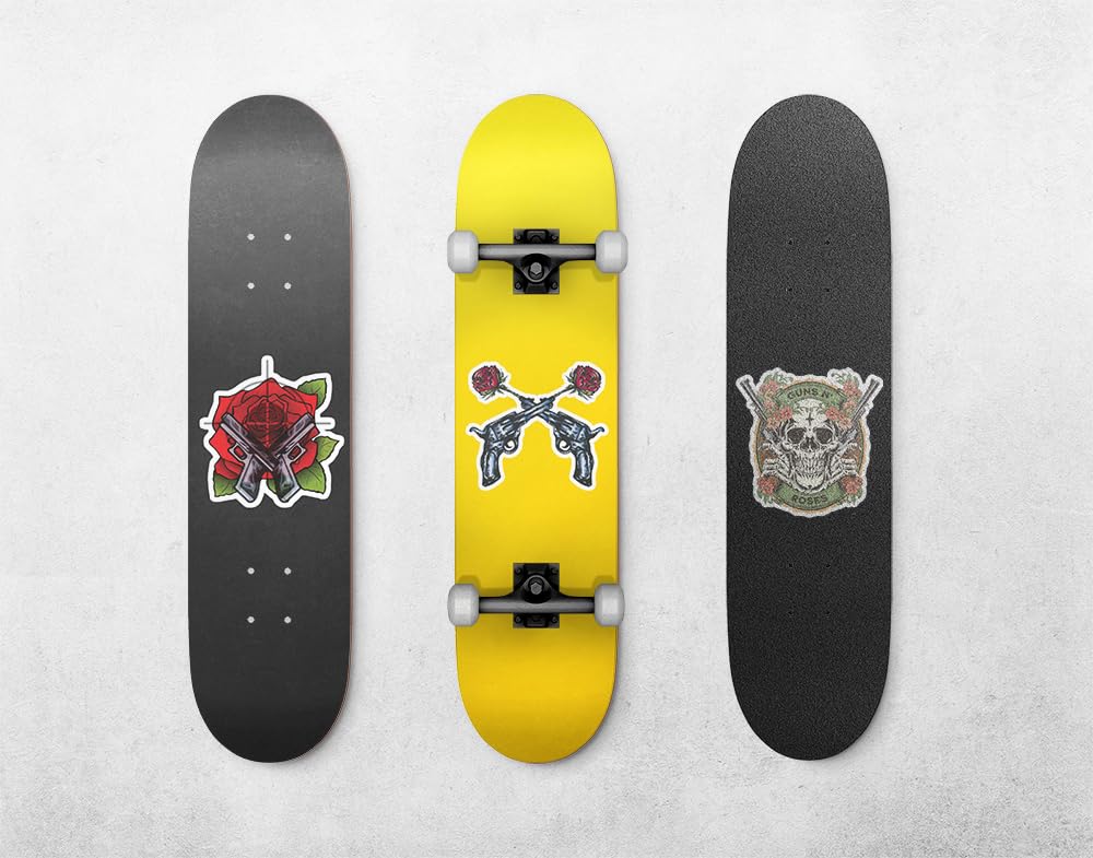 Amazon.com - ZeeWish Guns and Roses Vinyl Sticker Decals for Truck