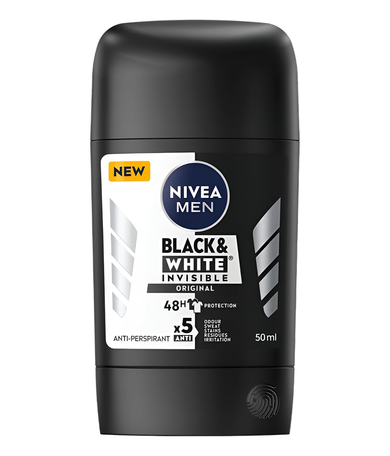 Nivea Black & White Invisible Men Stick Deodorant - 50 ml