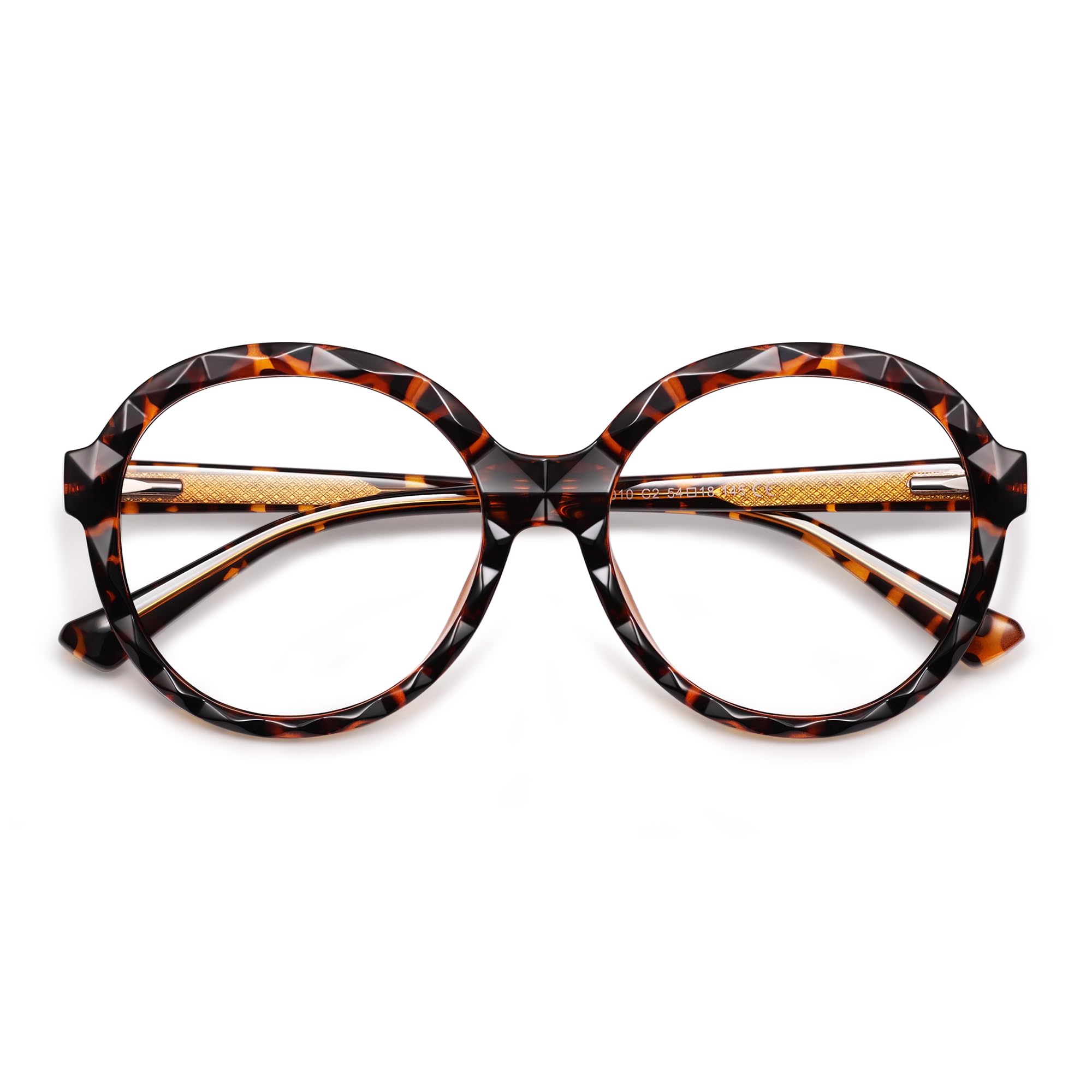 AMOMOMA Stylish Oversized Round Reading Glasses for Women,Blue Light Blocking Computer Readers reading glasses men AM6184