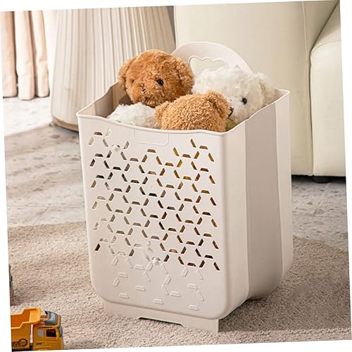 Miniatura 6 de Alipis Cesta de lavandería plegable para niños, cesta de ropa para niños, cesta de plástico para ropa sucia, cestas de almacenamiento de ropa para