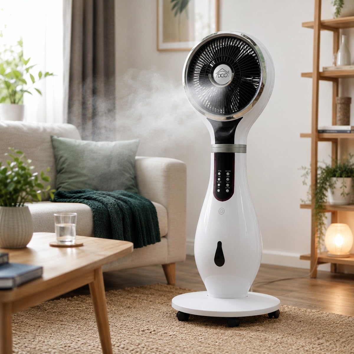 DCG r8-u2fn-h66 N Ventilateur combiné avec humidificateur ionique Anti Moustiques