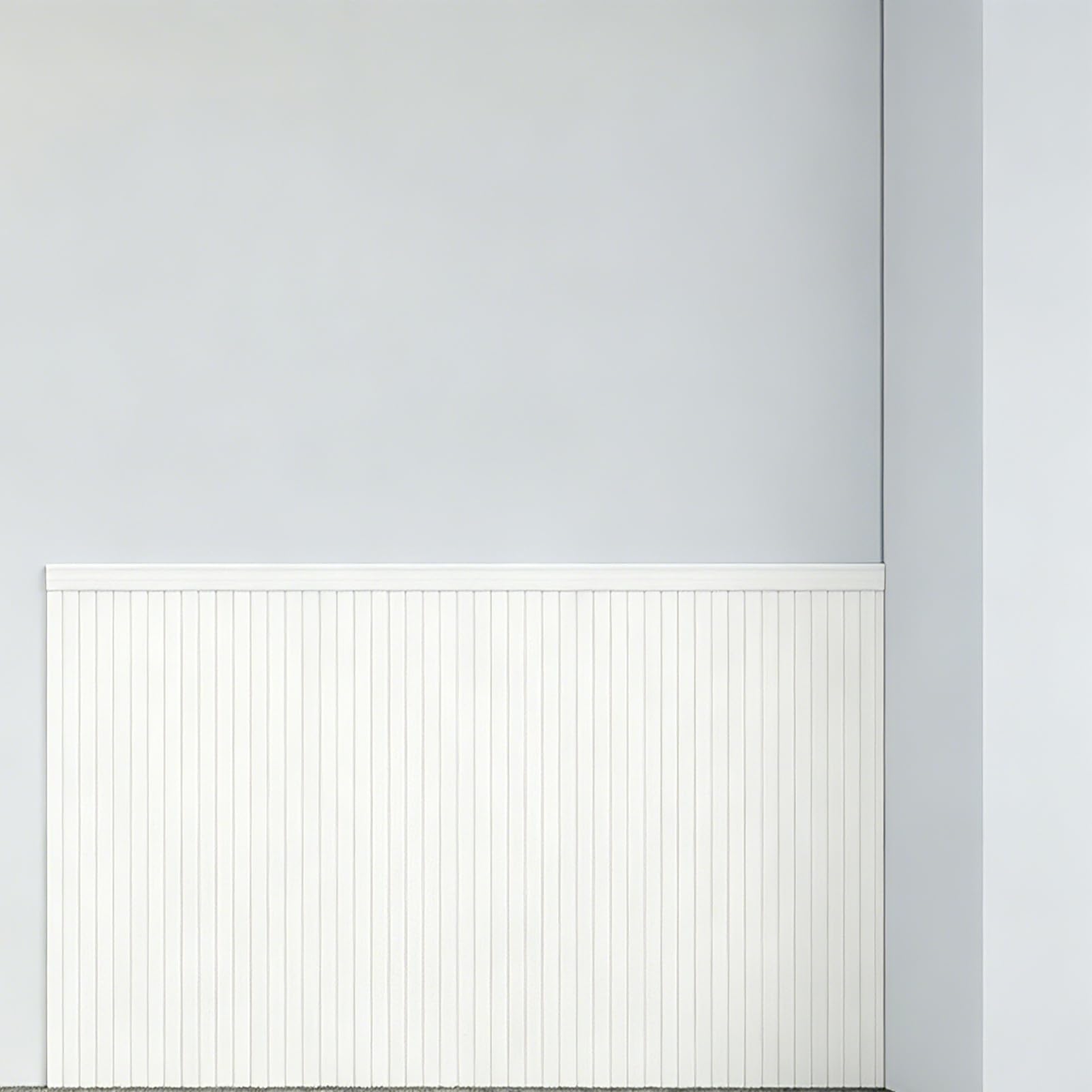 Wainscoting blanc pour décorer la chambre et le salon
