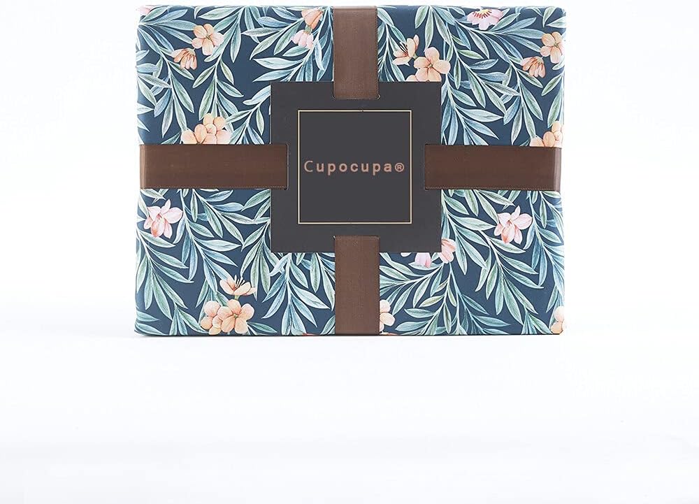 Duvet Cover King Size Set Boho Floral Pattern Vintage Soft Bedding Leaf Print Paisley Duvet Cover with Pillowcases - Image 8