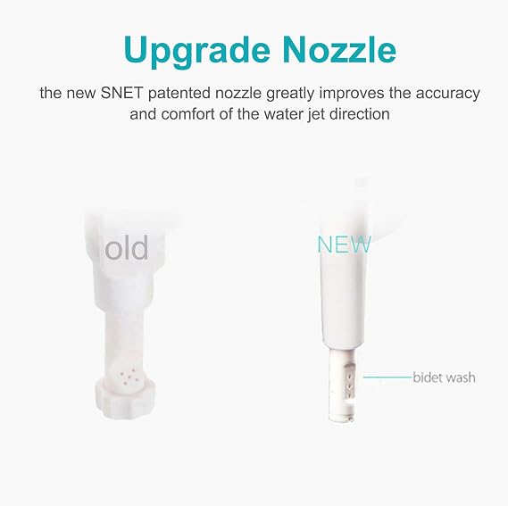 Bidet toilet seat,Toilet Bidet Attachment, Left Hand Non-electric Cold Water Bidet Toilet Seat Attachment With Pressure Controls,Retractable Self-cleaning One Nozzle For Rear Wash,White