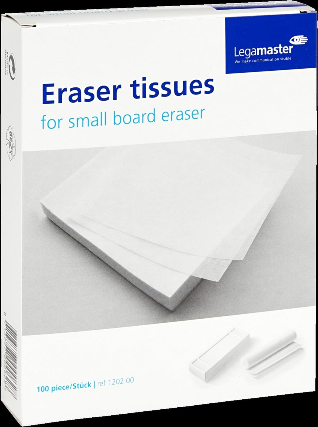 Legamaster Whiteboard Eraser Refill 7-120200 Pack Of 100